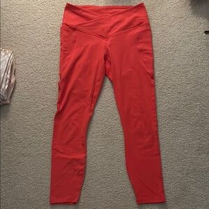 Fabletics pure luxe Vibrant Red Leggings